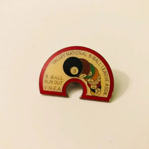 VNEA Valley National 8 Ball Pool  League Pin